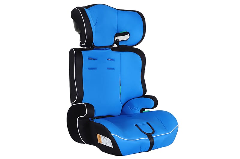 Kikid Bilsete Basic R129 76-105 cm - Svart/Blå - Sport & fritid - Til barn - Bilseter & babysete