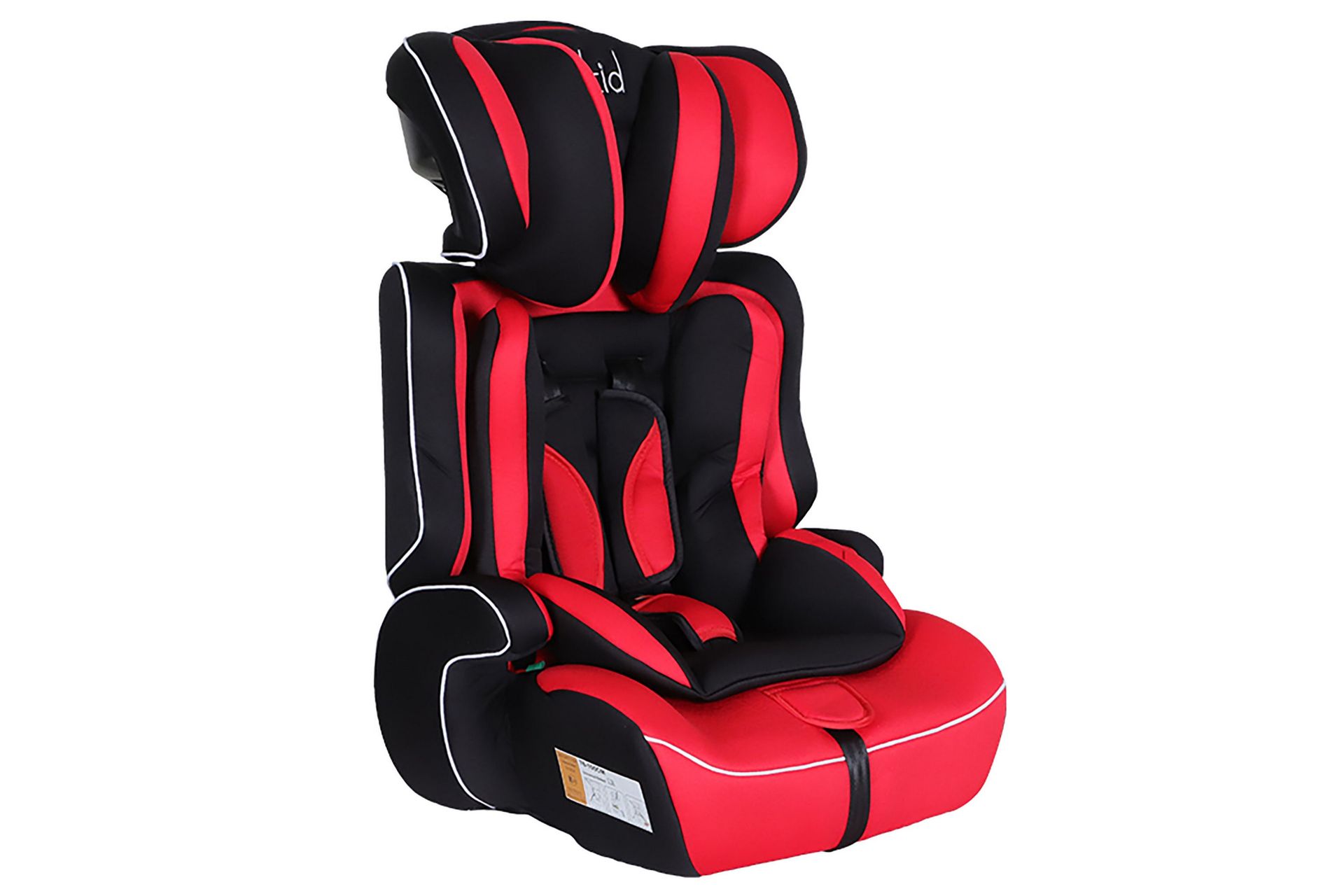 Kikid Bilsete Basic R129 76-105 cm - Svart/Oransje - Sport & fritid - Til barn - Bilseter & babysete