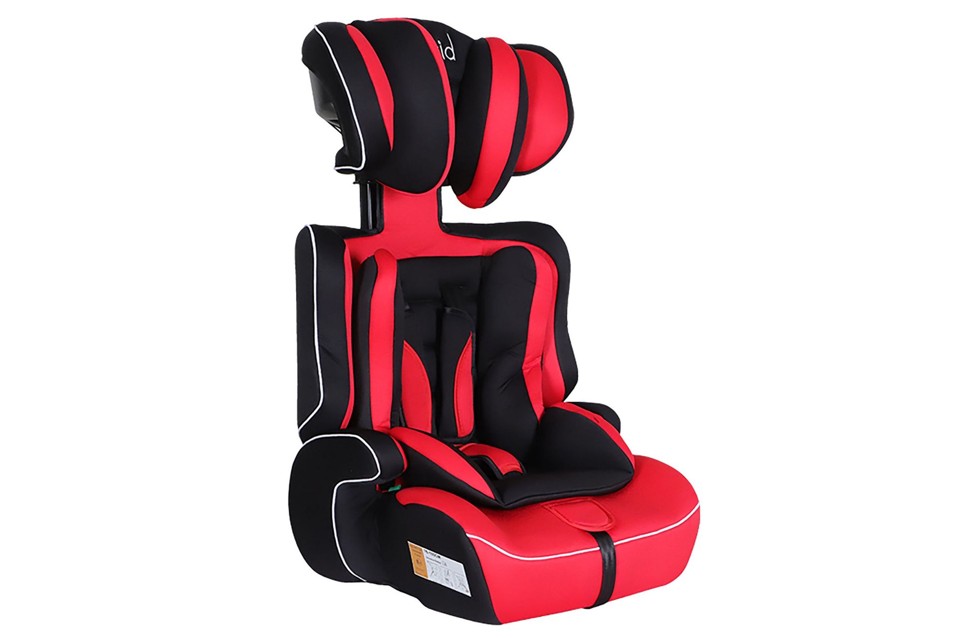 Kikid Bilsete Basic R129 76-105 cm - Svart/Oransje - Sport & fritid - Til barn - Bilseter & babysete