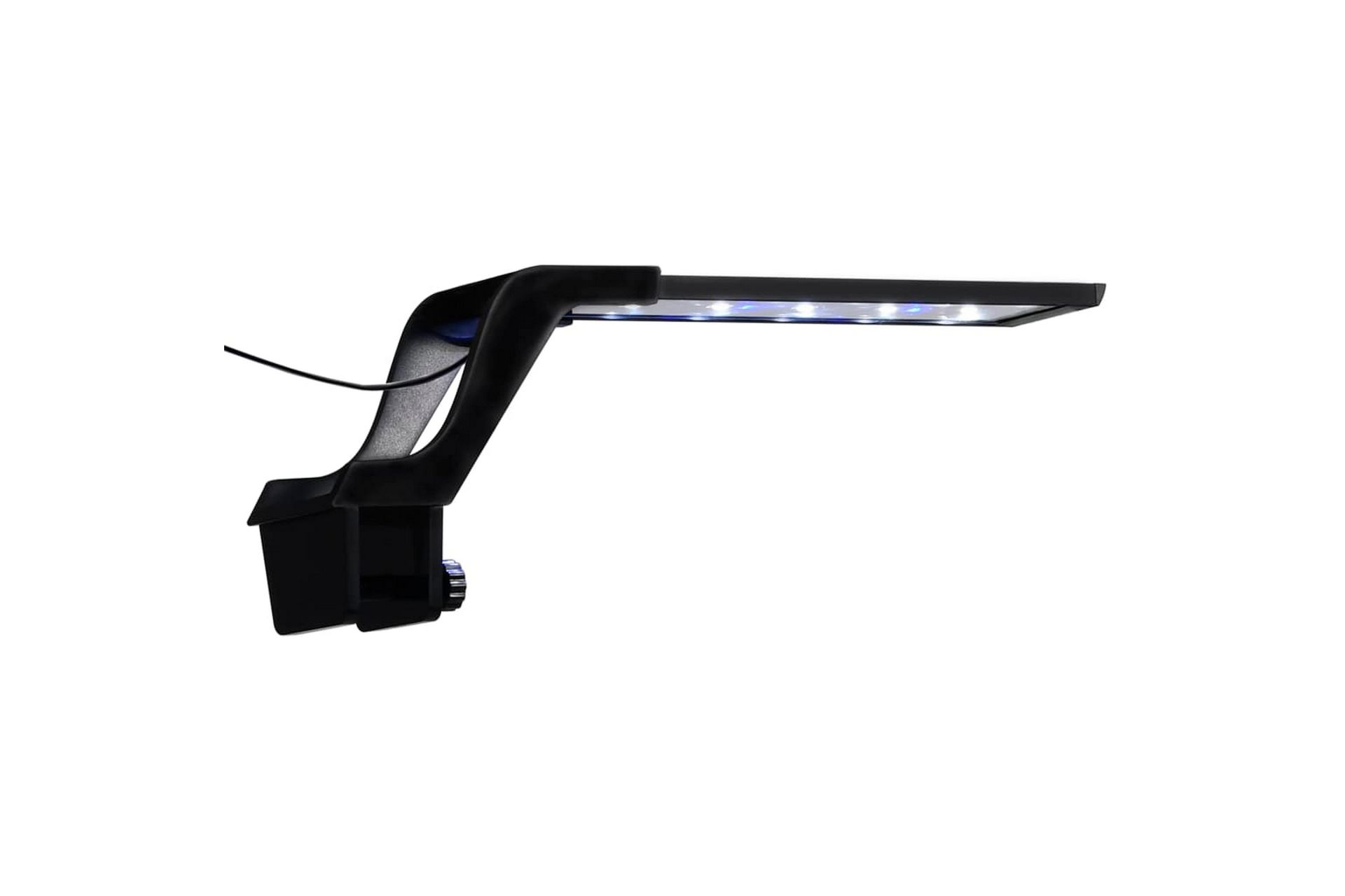 Akvarium LED-lys med klemme 25-45 cm blå & hvit - Sport & fritid - Til dyrene - Fisk & reptiler