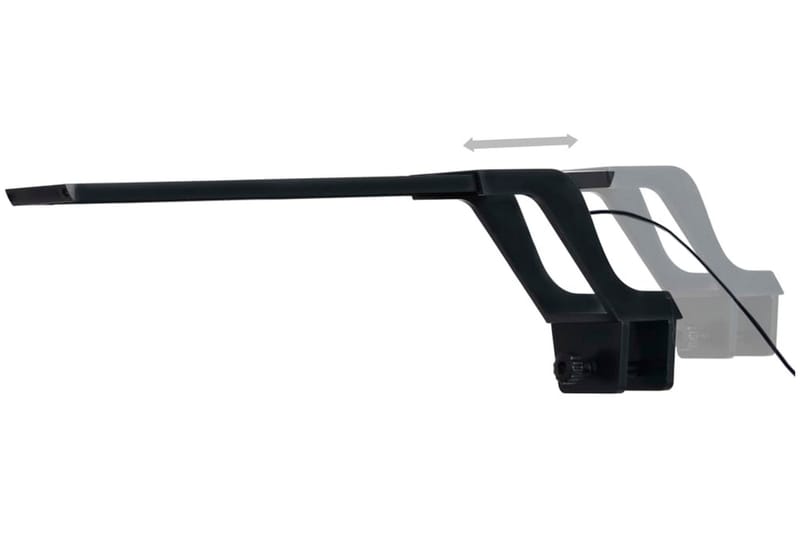 Akvarium LED-lys med klemme 35-55 cm blå & hvit - Sport & fritid - Til dyrene - Fisk & reptiler