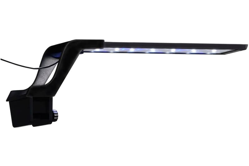 Akvarium LED-lys med klemme 35-55 cm blå & hvit - Sport & fritid - Til dyrene - Fisk & reptiler
