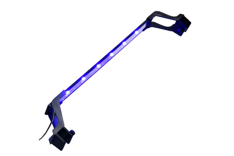 Akvarium LED-lys med klemmer 55-70 cm blå & hvit - Sport & fritid - Til dyrene - Fisk & reptiler