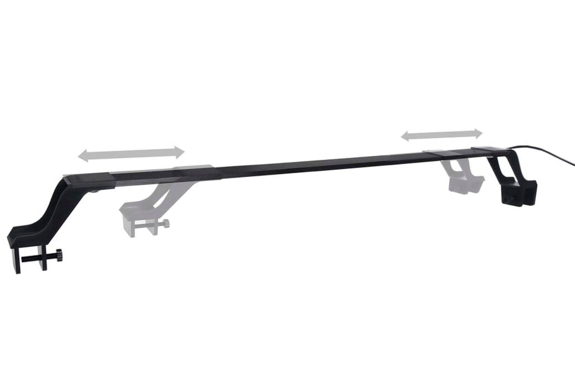 Akvarium LED-lys med klemmer 55-70 cm blå & hvit - Sport & fritid - Til dyrene - Fisk & reptiler