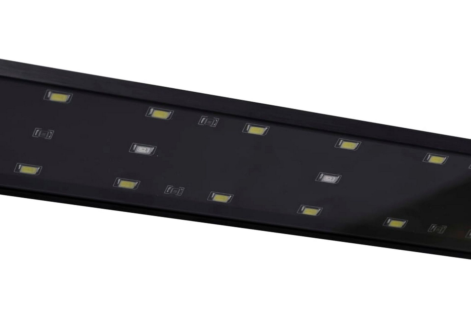Akvarium LED-lys med klemmer 55-70 cm blå & hvit - Sport & fritid - Til dyrene - Fisk & reptiler