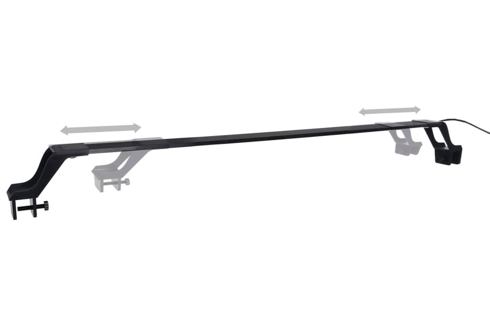 Akvarium LED-lys med klemmer 75-90 cm blå & hvit - Sport & fritid - Til dyrene - Fisk & reptiler