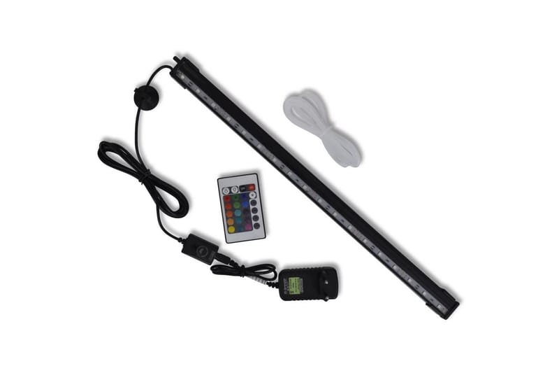 Boblelampe for akvarium RGB 48 cm - Sport & fritid - Til dyrene - Fisk & reptiler