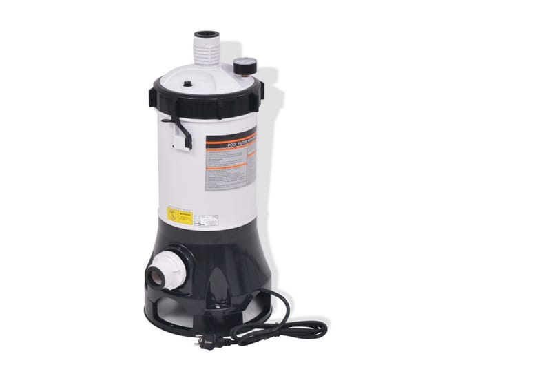 Filterpumpe for Intex Bestway basseng 185 W 4,4 m³/t - Hvit/Svart - Sport & fritid - Til dyrene - Fisk & reptiler