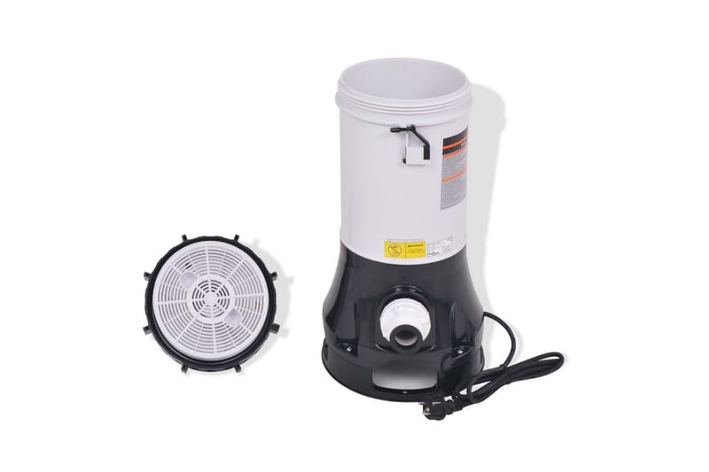 Filterpumpe for Intex Bestway basseng 185 W 4,4 m³/t - Hvit/Svart - Sport & fritid - Til dyrene - Fisk & reptiler