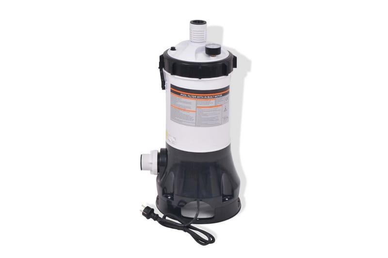 Filterpumpe for Intex Bestway basseng 185 W 4,4 m³/t - Hvit/Svart - Sport & fritid - Til dyrene - Fisk & reptiler