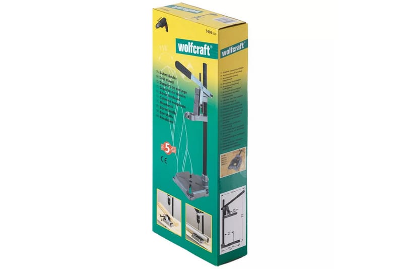 Wolfcraft Borestativ 23x16 cm 3406000 - Fisk & reptiler