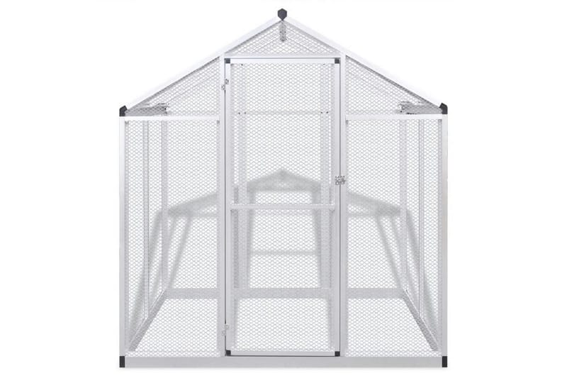 Utendørs fuglebur aluminium 178x122x194 cm - Sport & fritid - Til dyrene - Fugl - Fuglebur & voliere