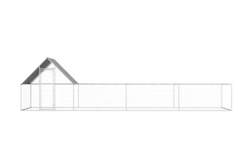Hønsehus 8x2x2 m galvanisert stål - Sport & fritid - Til dyrene - Fugl - Hønsehus