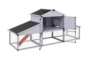 Hønsehus med hekkeboks aluminium - Sport & fritid - Til dyrene - Fugl - Hønsehus
