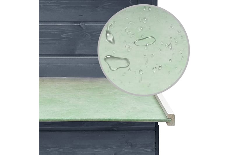 Kyllingbur grå 170x81x110 cm heltre furu og gran - Grå - Sport & fritid - Til dyrene - Fugl - Hønsehus