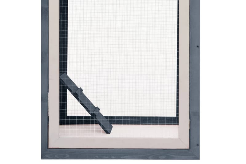 Kyllingbur grå 170x81x110 cm heltre furu og gran - Grå - Sport & fritid - Til dyrene - Fugl - Hønsehus