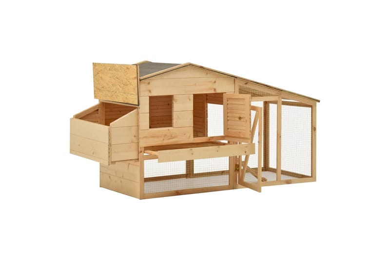 Kyllingbur heltre furu 178x67x92 cm - Sport & fritid - Til dyrene - Fugl - Hønsehus