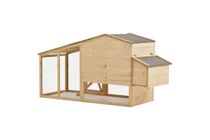Kyllingbur heltre furu 178x67x92 cm - Sport & fritid - Til dyrene - Fugl - Hønsehus