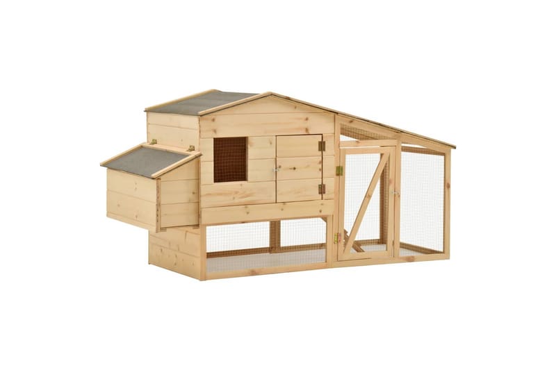 Kyllingbur heltre furu 178x67x92 cm - Sport & fritid - Til dyrene - Fugl - Hønsehus