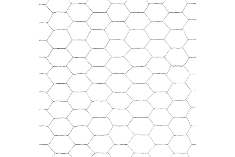 Trådgjerde kylling galvanisert stål 25x1,5 m sølv - Sport & fritid - Til dyrene - Fugl - Hønsehus