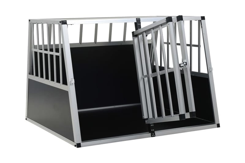 Hundebur med dobbel dør 94x88x69 cm - Sport & fritid - Til dyrene - For hund - Hundebur & bilbur hund