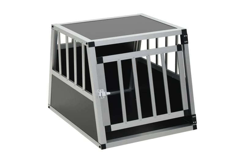 Hundebur med enkel dør 54x69x50 cm - Sport & fritid - Til dyrene - For hund - Hundebur & bilbur hund