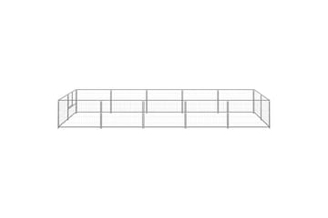 Hundegård sølv 10 m² stål - Silver - Sport & fritid - Til dyrene - For hund - Hundemøbler