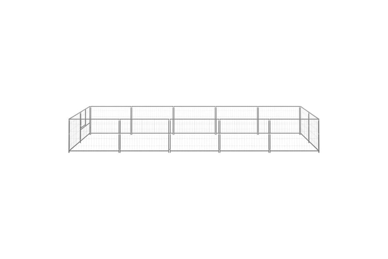 Hundegård sølv 10 m² stål - Silver - Sport & fritid - Til dyrene - For hund - Hundemøbler