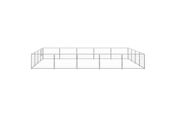 Hundegård sølv 20 m² stål - Silver - Sport & fritid - Til dyrene - For hund - Hundemøbler