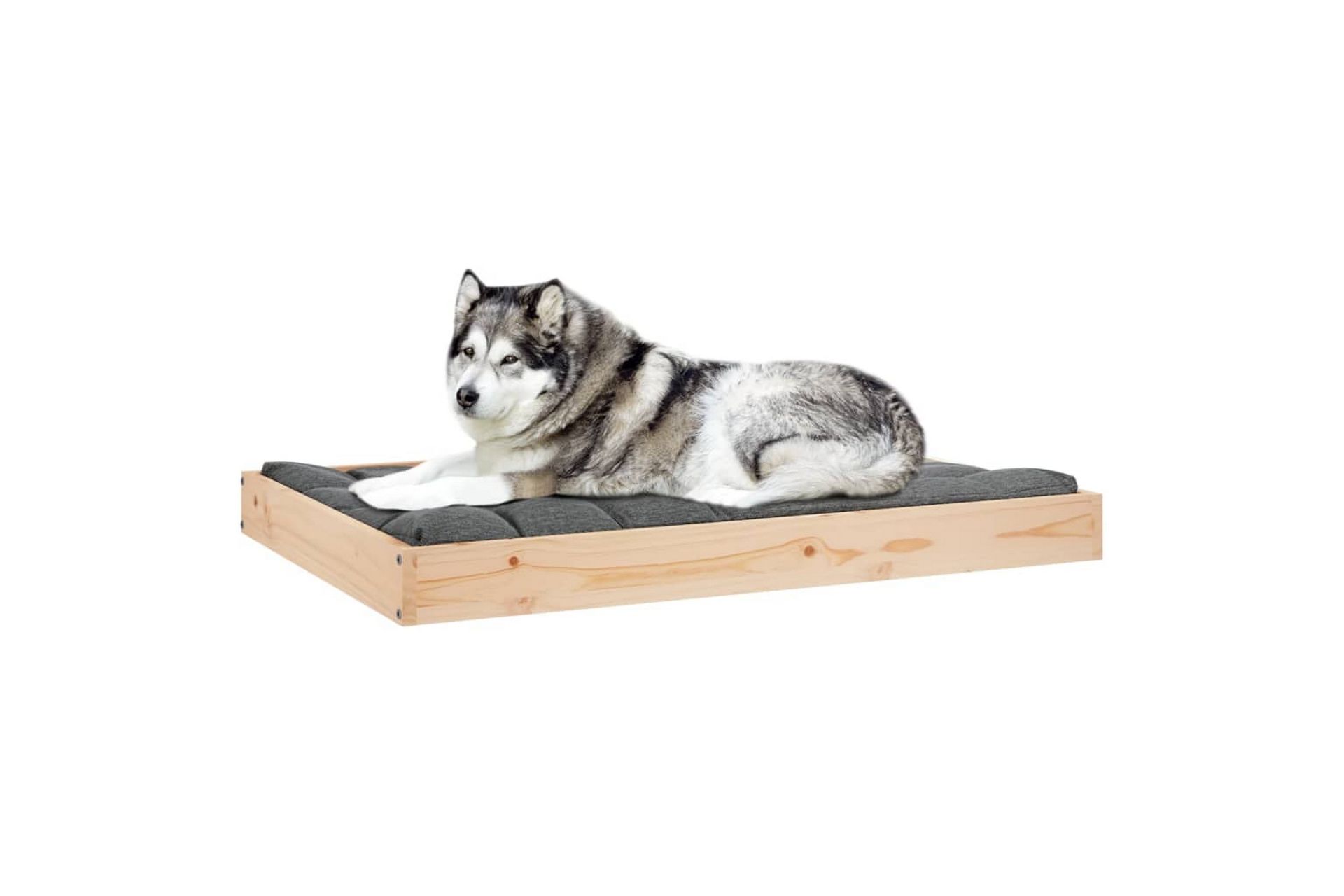 beBasic Hundeseng 101,5x74x9 cm heltre furu - Brun - Sport & fritid - Til dyrene - For hund - Hundemøbler - Hundekurv & hundeseng