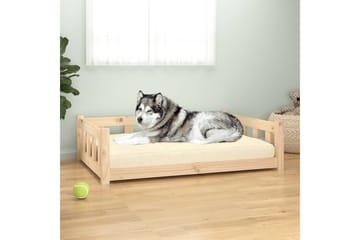 beBasic Hundeseng 105,5x75,5x28 cm heltre furu - Brun - Sport & fritid - Til dyrene - For hund - Hundemøbler - Hundekurv & hundeseng
