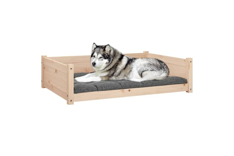 beBasic Hundeseng 105,5x75,5x28 cm heltre furu - Brun - Sport & fritid - Til dyrene - For hund - Hundemøbler - Hundekurv & hundeseng