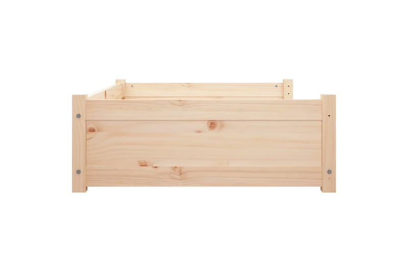 beBasic Hundeseng 105,5x75,5x28 cm heltre furu - Brun - Hundekurv & hundeseng - Hundemøbler