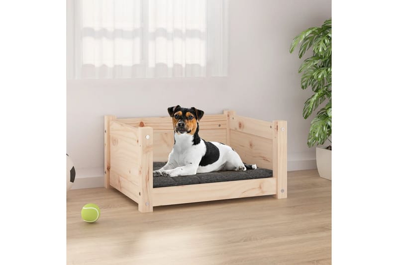 beBasic Hundeseng 55,5x45,5x28 cm heltre furu - Brun - Sport & fritid - Til dyrene - For hund - Hundemøbler - Hundekurv & hundeseng