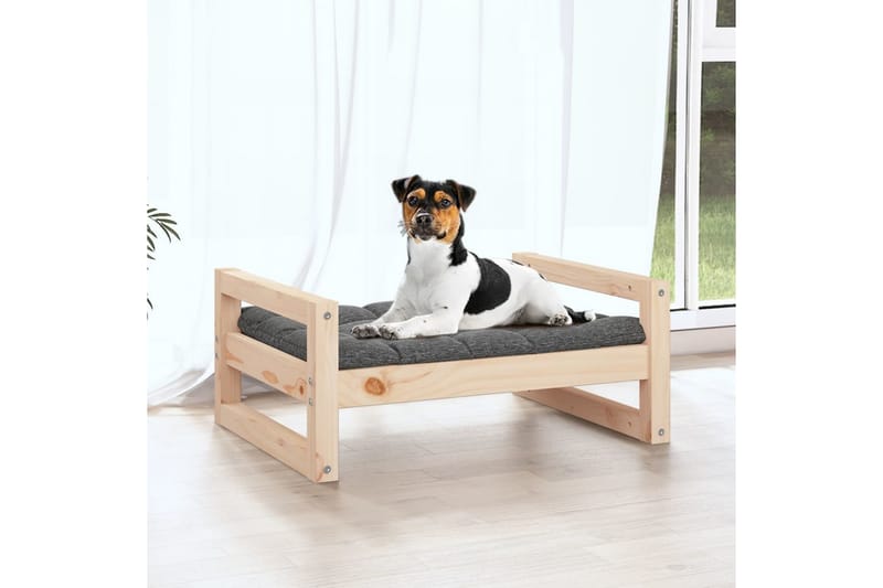 beBasic Hundeseng 55,5x45,5x28 cm heltre furu - Brun - Hundemøbler - Hundekurv & hundeseng