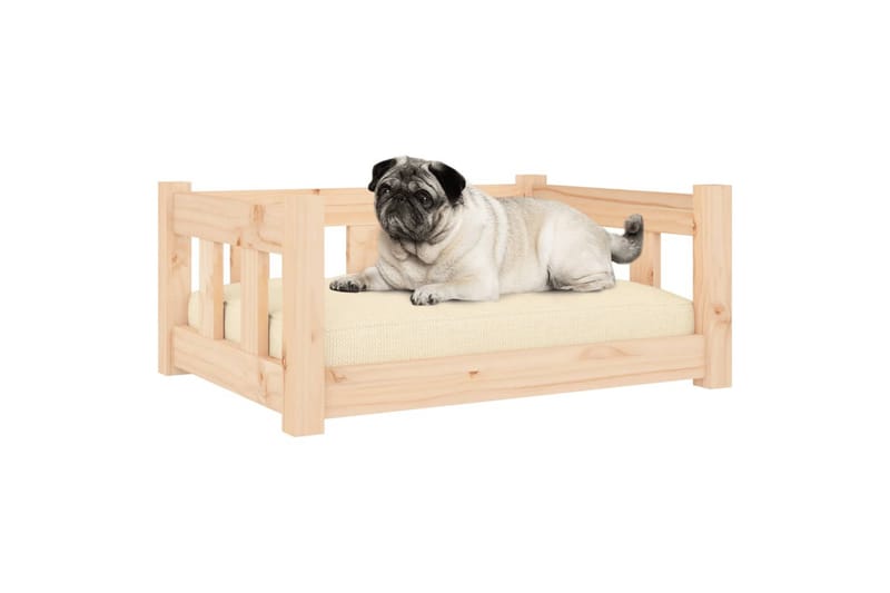 beBasic Hundeseng 65,5x50,5x28 cm heltre furu - Sport & fritid - Til dyrene - For hund - Hundemøbler - Hundekurv & hundeseng