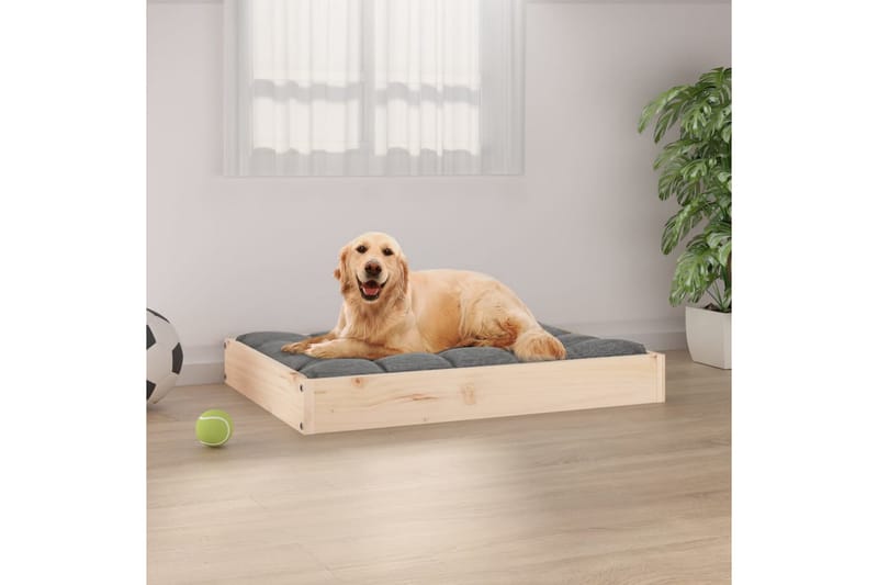 beBasic Hundeseng 71,5x54x9 cm heltre furu - Brun - Sport & fritid - Til dyrene - For hund - Hundemøbler - Hundekurv & hundeseng