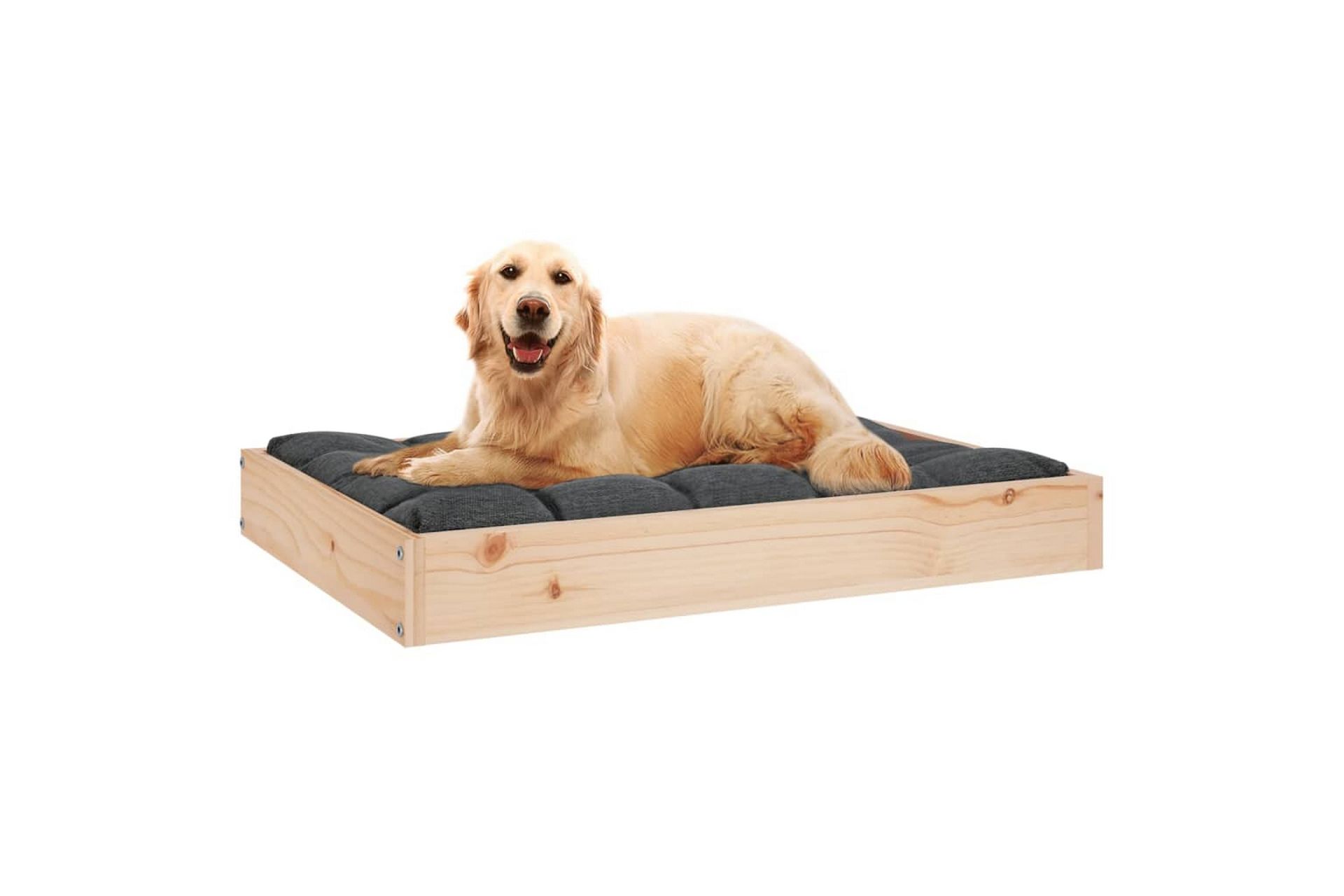 beBasic Hundeseng 71,5x54x9 cm heltre furu - Brun - Sport & fritid - Til dyrene - For hund - Hundemøbler - Hundekurv & hundeseng