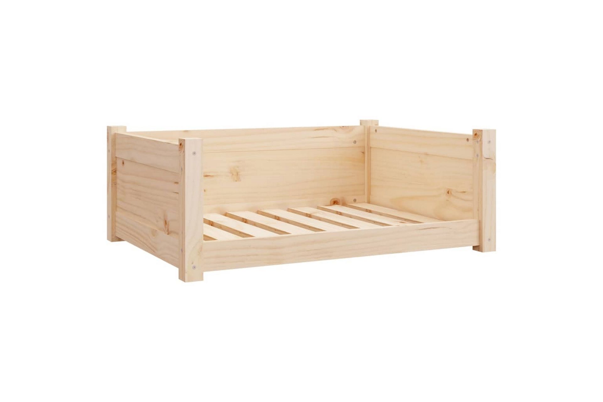 beBasic Hundeseng 75,5x55,5x28 cm heltre furu - Brun - Sport & fritid - Til dyrene - For hund - Hundemøbler - Hundekurv & hundeseng