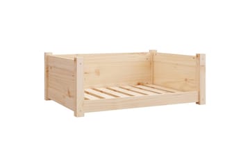 beBasic Hundeseng 75,5x55,5x28 cm heltre furu - Brun - Sport & fritid - Til dyrene - For hund - Hundemøbler - Hundekurv & hundeseng