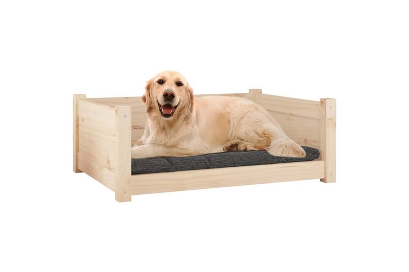 beBasic Hundeseng 75,5x55,5x28 cm heltre furu - Brun - Sport & fritid - Til dyrene - For hund - Hundemøbler - Hundekurv & hundeseng