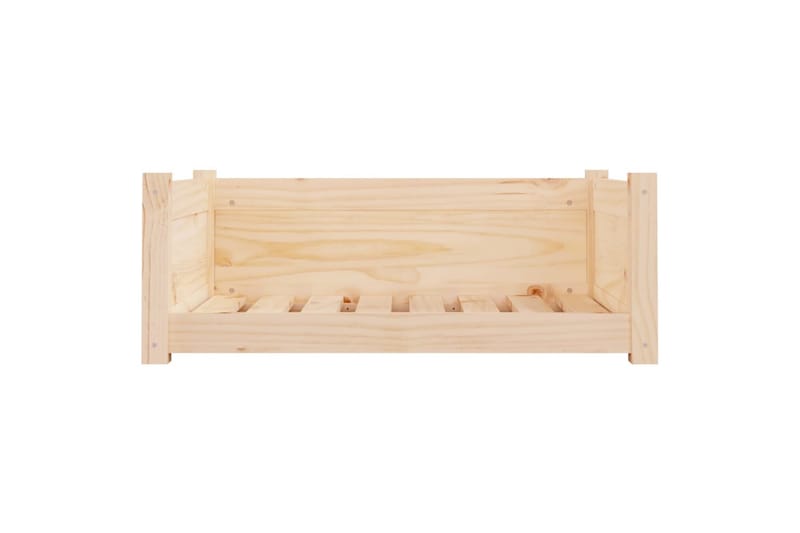 beBasic Hundeseng 75,5x55,5x28 cm heltre furu - Brun - Hundemøbler - Hundekurv & hundeseng