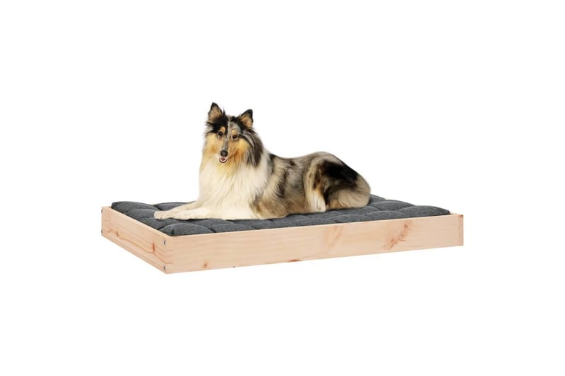 beBasic Hundeseng 91,5x64x9 cm heltre furu - Brun - Sport & fritid - Til dyrene - For hund - Hundemøbler - Hundekurv & hundeseng