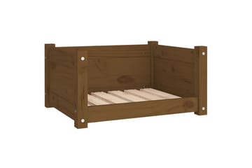 beBasic Hundeseng honningbrun 55,5x45,5x28 cm heltre furu - Brun - Sport & fritid - Til dyrene - For hund - Hundemøbler - Hundekurv & hundeseng