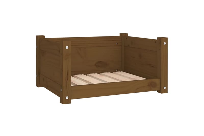 beBasic Hundeseng honningbrun 55,5x45,5x28 cm heltre furu - Brun - Sport & fritid - Til dyrene - For hund - Hundemøbler - Hundekurv & hundeseng