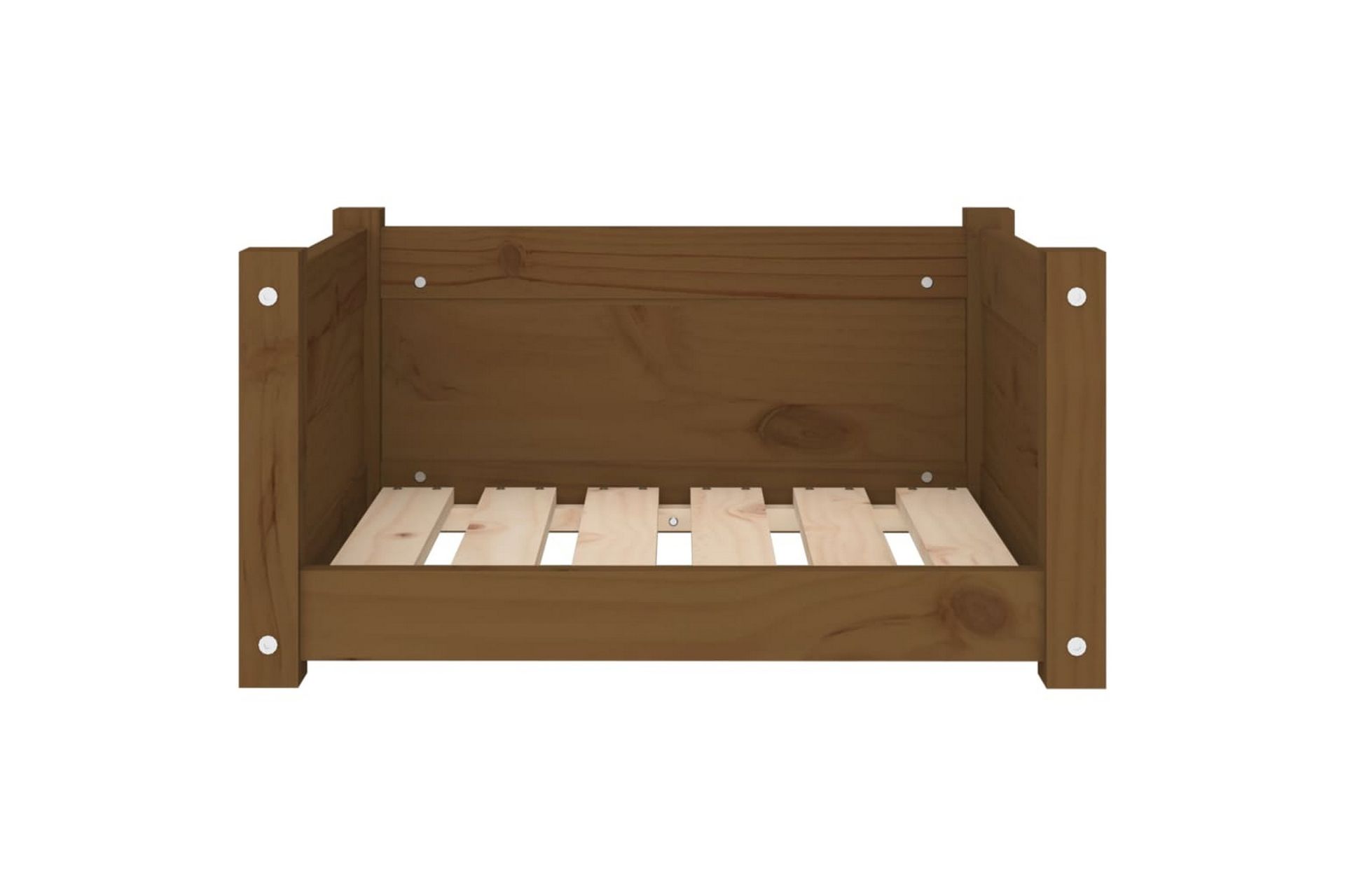 beBasic Hundeseng honningbrun 55,5x45,5x28 cm heltre furu - Brun - Sport & fritid - Til dyrene - For hund - Hundemøbler - Hundekurv & hundeseng