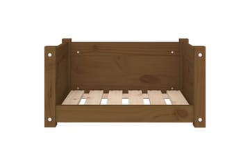 beBasic Hundeseng honningbrun 55,5x45,5x28 cm heltre furu - Brun - Sport & fritid - Til dyrene - For hund - Hundemøbler - Hundekurv & hundeseng