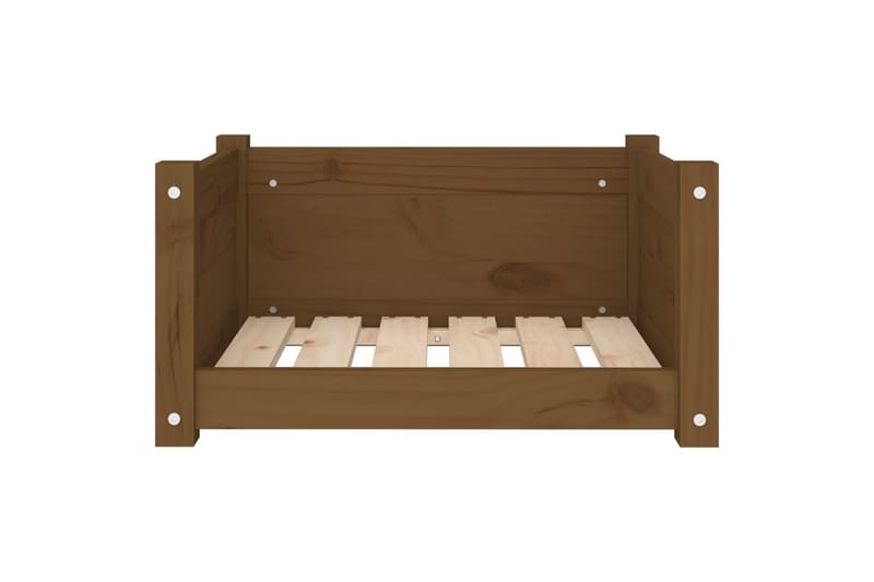 beBasic Hundeseng honningbrun 55,5x45,5x28 cm heltre furu - Brun - Sport & fritid - Til dyrene - For hund - Hundemøbler - Hundekurv & hundeseng