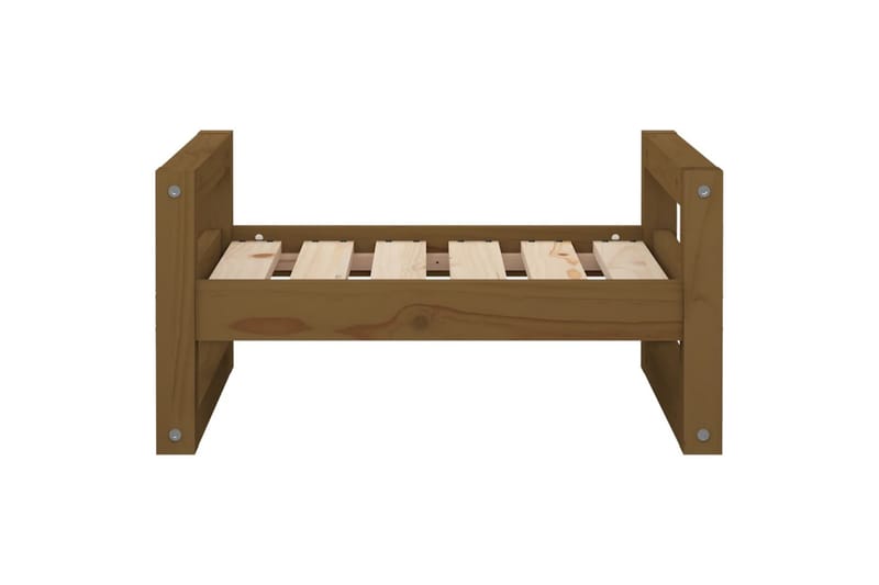beBasic Hundeseng honningbrun 55,5x45,5x28 cm heltre furu - Brun - Sport & fritid - Til dyrene - For hund - Hundemøbler - Hundekurv & hundeseng