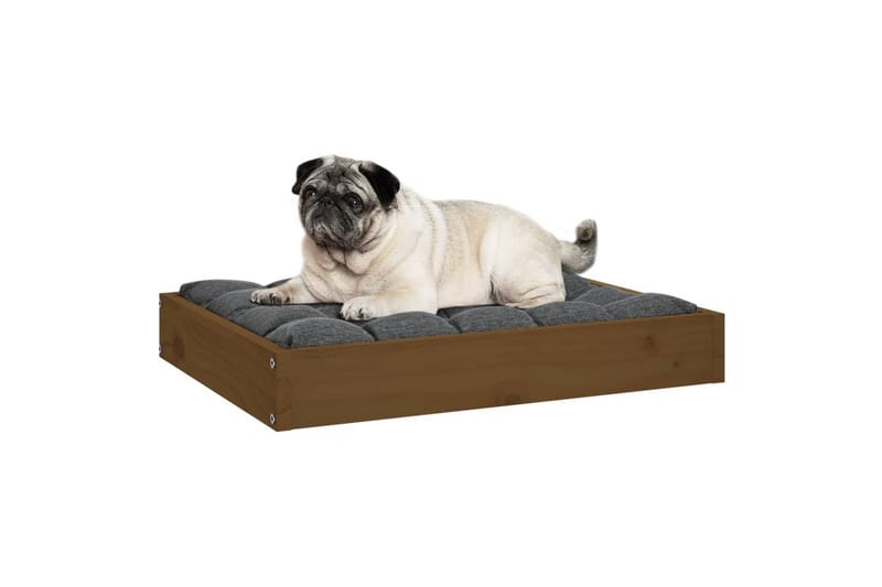 beBasic Hundeseng honningbrun 61,5x49x9 cm heltre furu - Brun - Sport & fritid - Til dyrene - For hund - Hundemøbler - Hundekurv & hundeseng